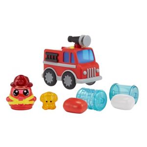 Mga entertainment DohKins Fire Truck & Firefighter - La pâte ne sèche jamais, Pas de Gluten, Convient aux collectionneurs et aux Enfants de Plus de 3 Ans