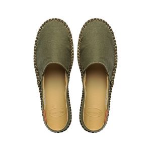 Havaianas Espadrilles en coton Kaki - Taille 40;41