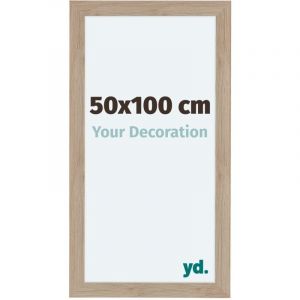 Cadre Photo 50x100cm Ch&ecirc;ne Clair mdf Como.