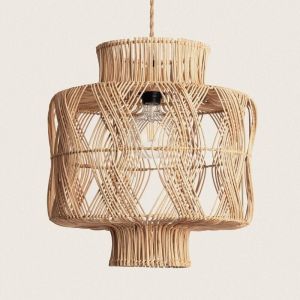 Suspension en Rotin Oia Textile naturel