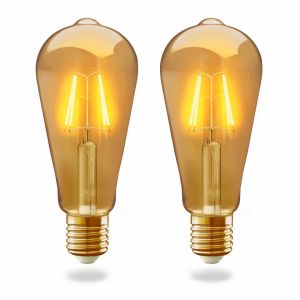 Innr 2x Ampoules connectées Wifi - E27 - Vintage Filament - 2200 K - Edison (DuoPack)