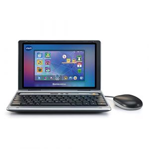 Vtech Genio Max, Mon Premier Vrai Ordi Gris Métal, Ordinateur Enfant avec Écran Couleur 7 Pouces, Souris, 60 Activités et Jeux Éducatifs, Cadeau Enfant de 5 Ans à 12 Ans - Contenu en Français