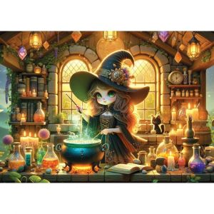 Puzzle 1000 pièces : Jolie Sorcière