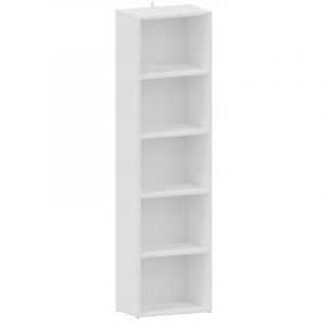Étagère de bureau ouverte BODO DUAL R50O BLANC pour livres, classeurs, UFC
