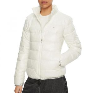 Tommy Jeans TJW Essential Tape Jacket EXT DW0DW19312 Doudoune, White (Ecru), L Femme