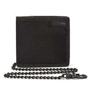 PacSafe 10605100 - Portemonnaie pour bloquer les fréquences RFID: 10 MHz - 3 GHz - noir
