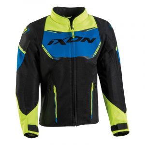 Ixon Blouson textile enfant Striker Air Kid noir/bleu/jaune- 8ans