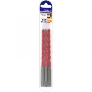 Tivoly Lot de Forets 2 en 1 Bétons/Carrelages Haute Performance Ø6-8-10mm - Perçage Carrelage, Faïence, Béton Vibré et Pierre - Queue SDS+ pour Perceuse