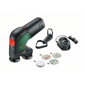 Image de Bosch Home and Garden Ponceuse-polisseuse sans fil EasyCurvSander 12 (1 batterie, système 12 V, dans boîte carton) Vert