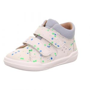 Superfit Superfree Chaussure de première randonnée, Blanc, Bleu Clair 1000, 20 EU