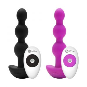 Image de b-Vibe Chapelet Anal Vibrant Triplet - Couleur : Magenta