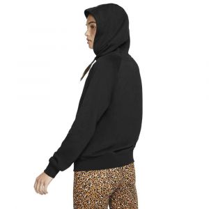 Nike Sweatà capuche en tissu Fleece à col cheminée Sportswear Essential pour Femme - Noir - Taille XL - Female