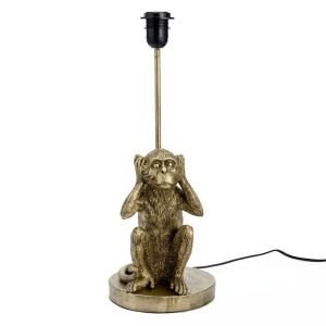 Image de Amadeus Base de Lampe de table Singe 37 cm - N'entends pas