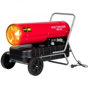 Mw Tools - Canon &agrave; chaleur fioul 50kW mobile &agrave; combustion directe et thermostat int&eacute;gr&eacute; WD172