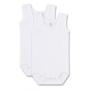 Image de Sanetta Body - Mixte bébé - Blanc (White 10) - FR: 9 Mois (Taille Fabricant: 74)