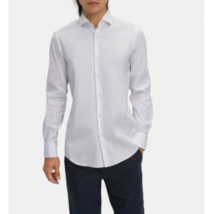 Boss Effect Chemise modèle Hank slim popeline stretch Blanc - Couleur Blanc - Taille XS