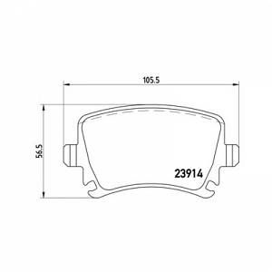 Image de Brembo 4 plaquettes de frein P85073