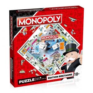 Winning Moves Puzzle 1000 pi&egrave;ces Monopoly Bretagne