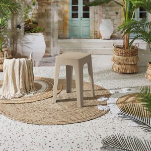 The home deco factory Tabouret Empilable Spectra Beige