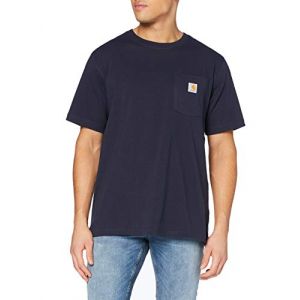 Image de Carhartt Workw Pocket S/S - T-shirt taille L, bleu