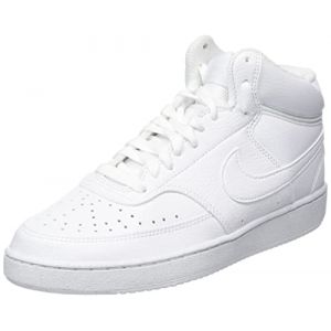 Nike Homme Court Vision Mid Next Nature Men's Shoes, White/White-White, 40.5 EU
