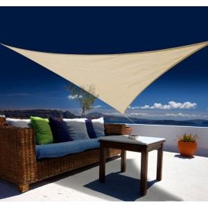 Image de Morel VSA 360 - Voile d'ombrage triangulaire Austral 3,60 x 3,60 m - 180 g/m²