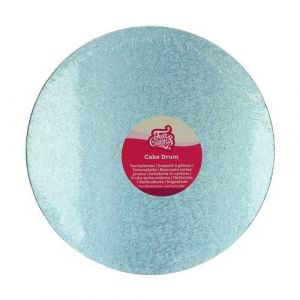 Plateau à gâteau rond 30cm bleu ciel - cakesupplies f80900