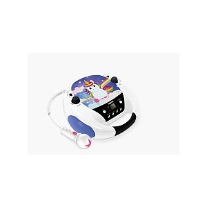 Bigben Lecteur CD/USB portable avec micro - Licorne