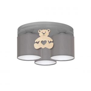 Image de Plafonnier enfant BEAR 3xE27/60W/230V