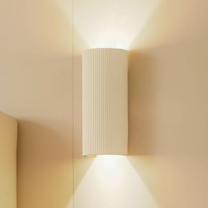 Applique Murale à intensité variable 'Colja' en plâtre pour salon & salle à manger