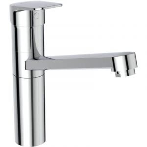 Porcher Kheops Mitigeur de cuisine 47x260x222 mm, 9 l/min (3 bar), chrome brillant (D2630AA) - Ideal Standard