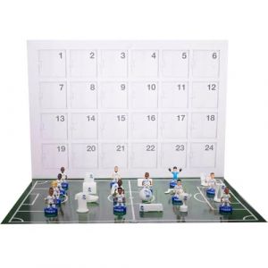 Bandai Minix Collectible Figurines, Super Pack Real Madrid Calendrier de l'Avent avec 12 joueurs et 12 surprises, idée cadeau pour enfants et adultes, fans de football (MN17348)