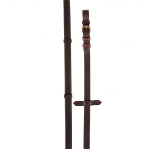 Rênes pour cheval anti-slip textile/caoutchouc avec dragonnes Horka