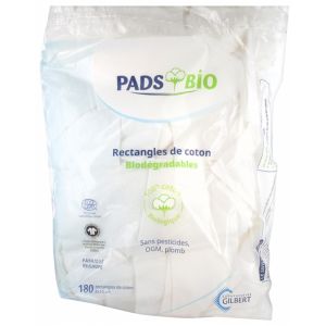 Image de Gilbert Neutraderm - Pads rectangles de coton 8x10cm x180
