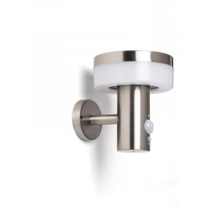 Applique Murale Extérieure Solaire led 1.5W Aluminium avec Détecteur de Mouvement Ashier Argent