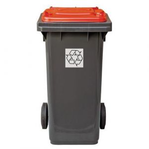 Matfer Poubelle 120l tri select rouge