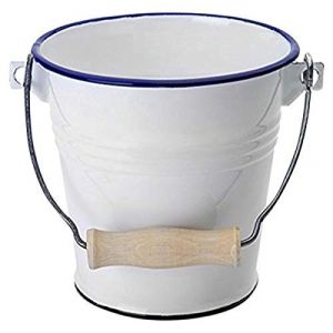 Image de Ibili 903314 Seau Acier Blanc 14 cm