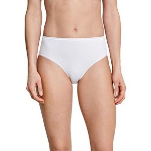 Schiesser Slip Femme - Slip (3er Pack) - Blanc (weiss 100) - FR : 40 (Taille fabricant : 38)