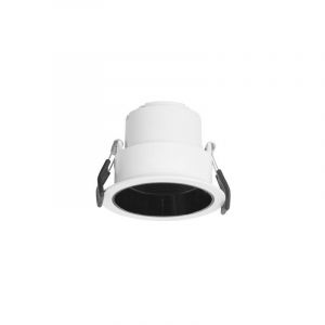Plafonnier à LED de 8,7 cm en plastique blanc Dome Forlight