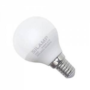 Silamp Ampoule LED E14 8W 220V G45 300 - couleur eclairage : Blanc Froid 6000K - 8000K