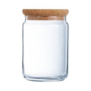 Image de Luminarc Bocal 1L avec couvercle liège - Pure Jar Cork