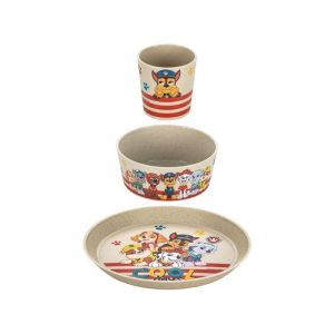 Koziol Set 3 pièces vaisselle enfant - Pat Patrouille Beige