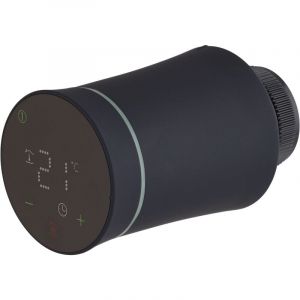 Noyon & Thiebault T&ecirc;te thermostatique programmable de radiateur noire
