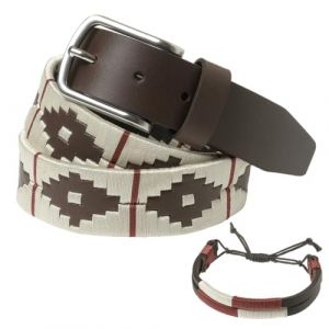 Pelpe Ceinture POLO Cinturón estilo argentino Granate
