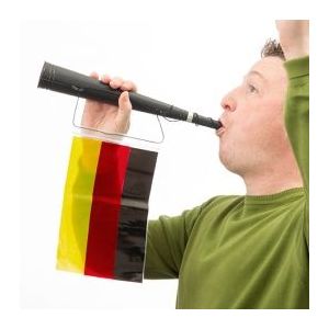 Trompette drapeau de l'Allemagne