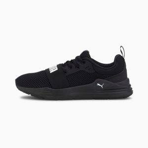 Puma Wired Run JR, Basket, Black White, 35.5 EU