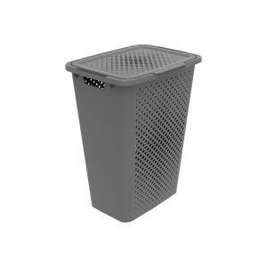 Sundis Coffre à Linge Pixel Gris 50l