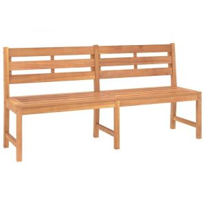 Image de Banc de jardin meuble de patio d'ext&eacute;rieur terrasse 180 cm bois de teck solide 02_0011271
