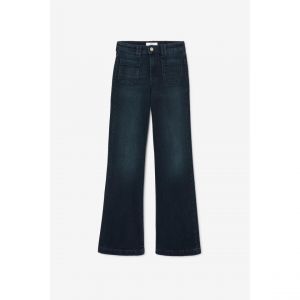 Le Temps des Cerises Jeans enfant Jeans flare pocket taille haute bleu-noir