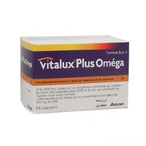 Alcon Vitalux plus omega capsule 28 x3